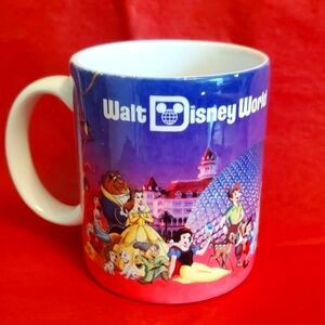 Vintage 90s Walt Disney World Character Mug With Name Marilyn On Handle